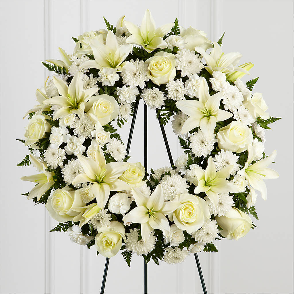 Treasured Tribute Wreath – BLAKELEE'S BOUQUETS, Birmingham AL