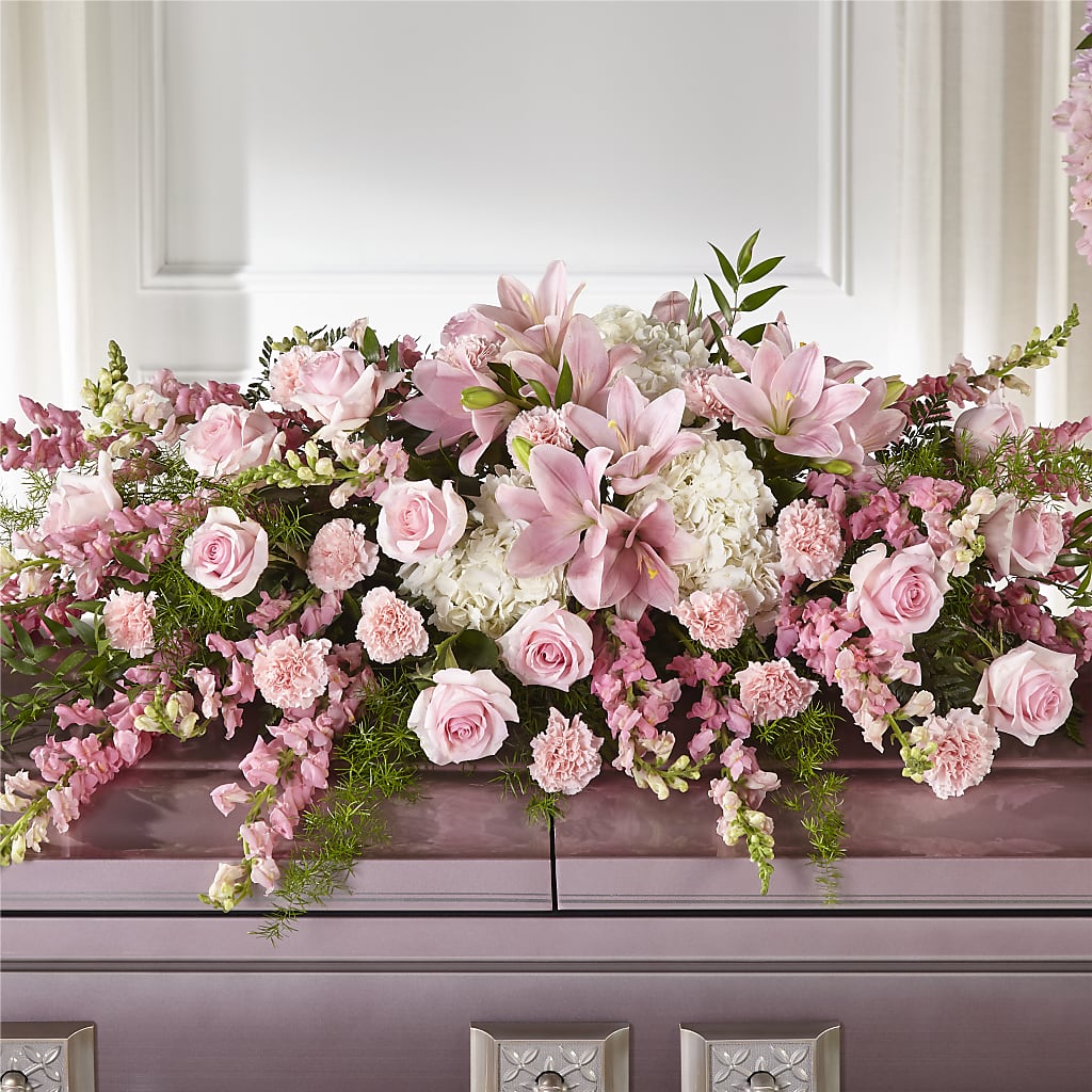 Life & Remembrance Casket Spray – BLAKELEE'S BOUQUETS, Birmingham AL