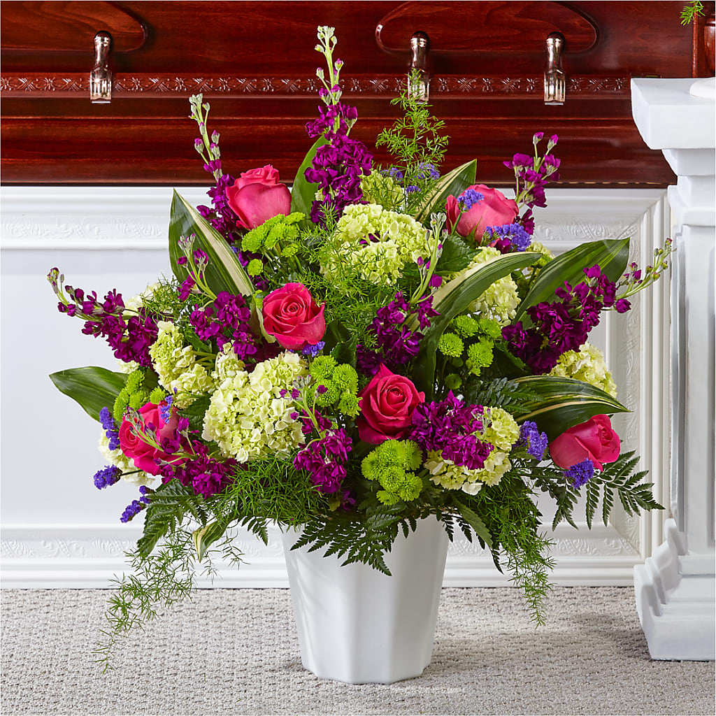 Beautiful Horizons Floor Basket – BLAKELEE'S BOUQUETS, Birmingham AL