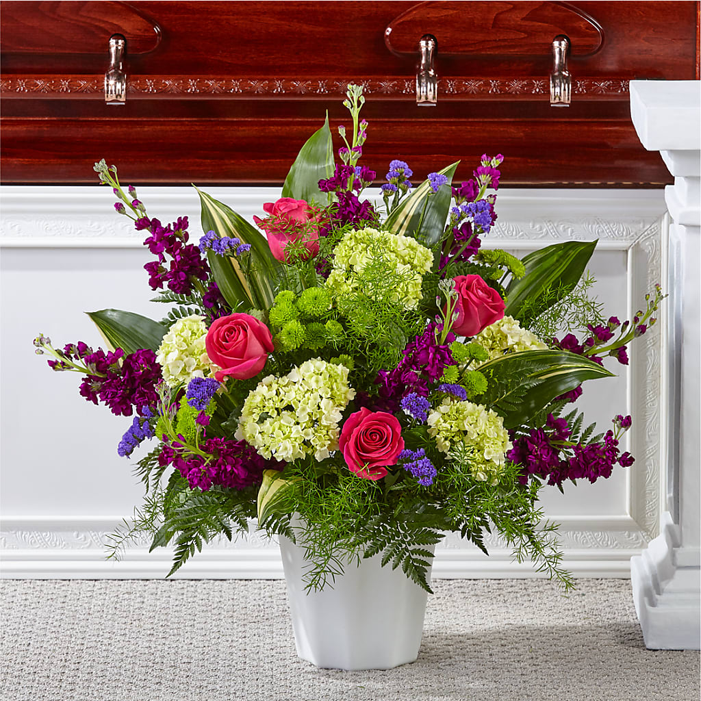 Beautiful Horizons Floor Basket – BLAKELEE'S BOUQUETS, Birmingham AL