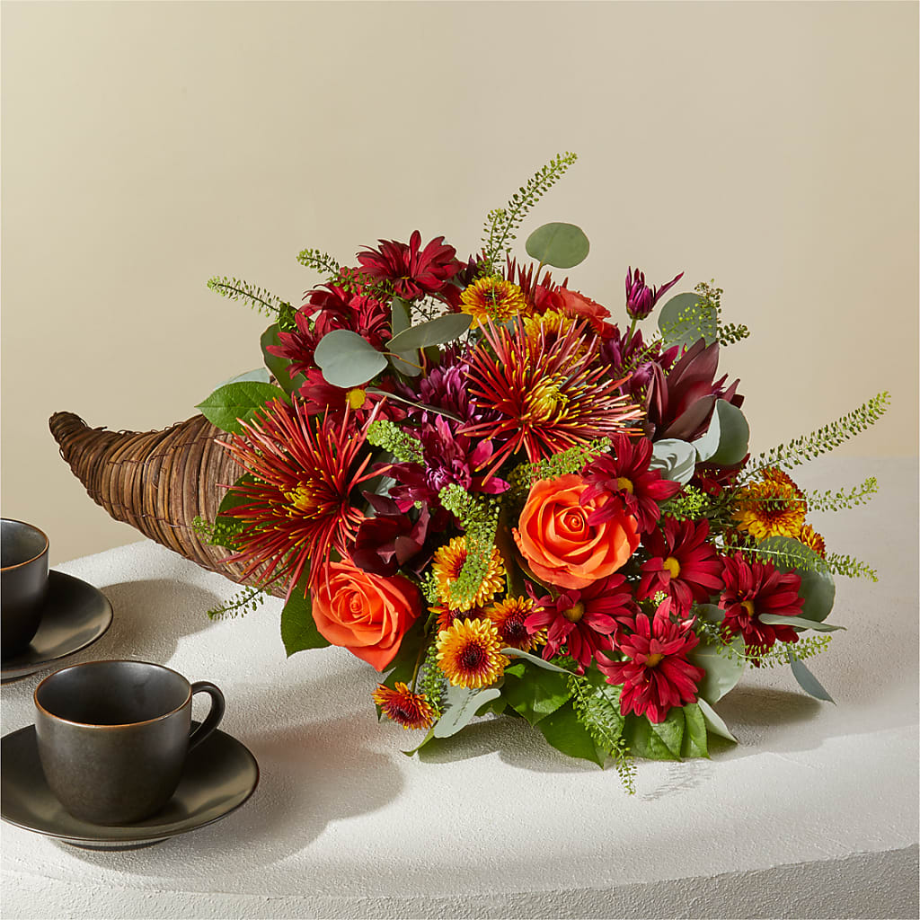 Autumn Herald Cornucopia – BLAKELEE'S BOUQUETS, Birmingham AL