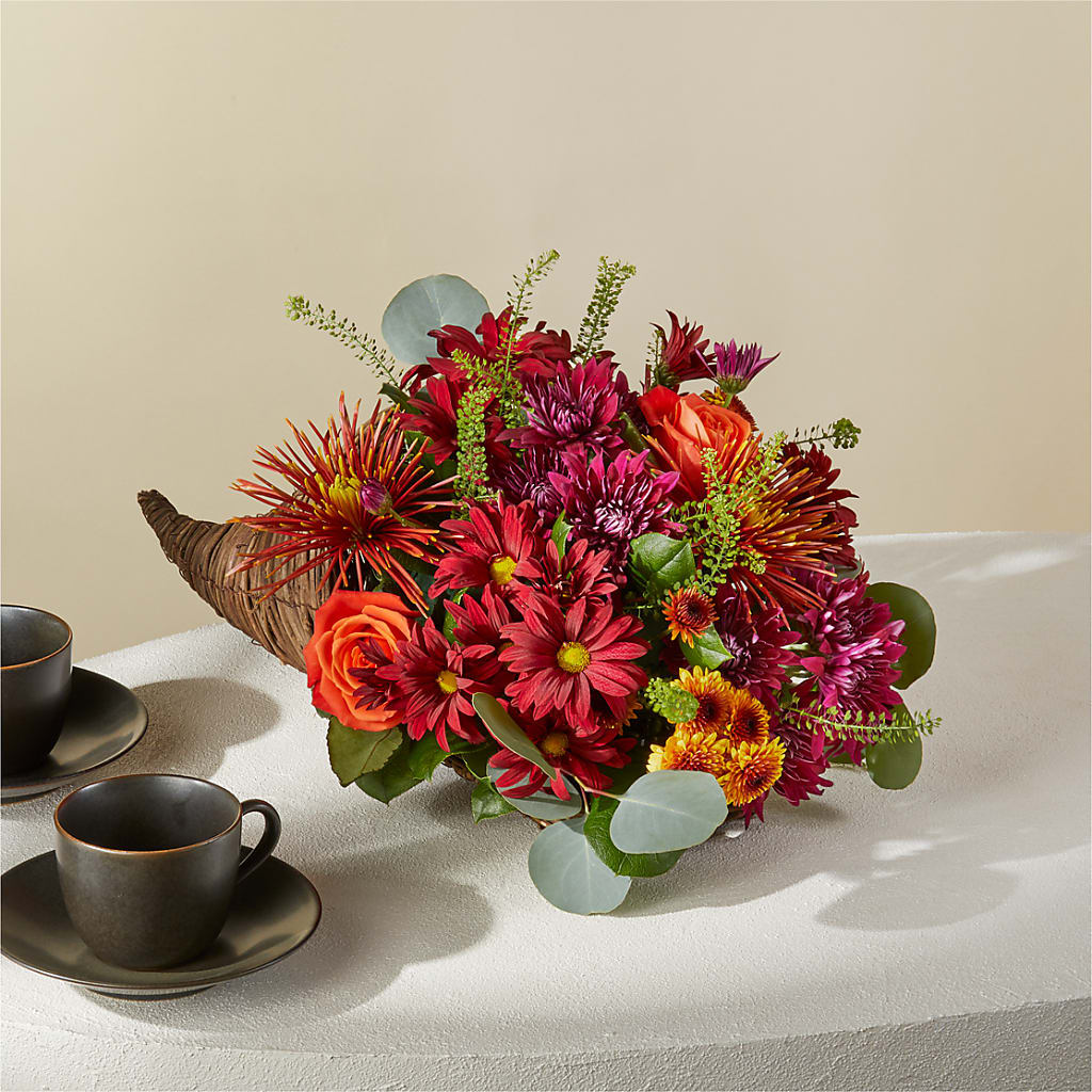 Autumn Herald Cornucopia – BLAKELEE'S BOUQUETS, Birmingham AL