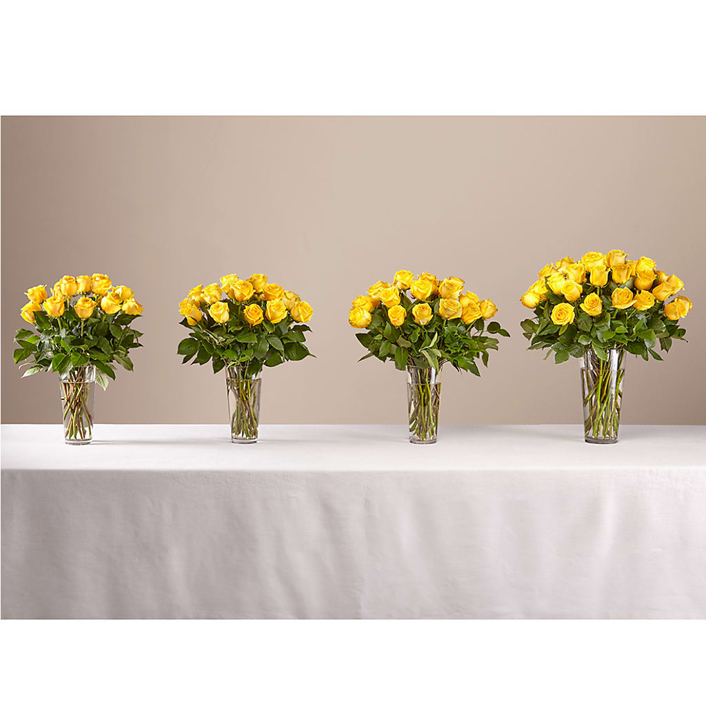 Long Stem Yellow Rose Bouquet – BLAKELEE'S BOUQUETS, Birmingham AL