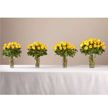 Long Stem Yellow Rose Bouquet – BLAKELEE'S BOUQUETS, Birmingham AL