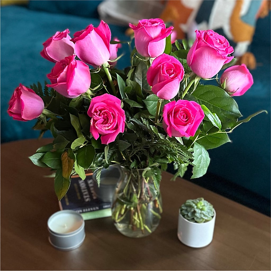 Long Stem Pink Rose Bouquet – BLAKELEE'S BOUQUETS, Birmingham AL