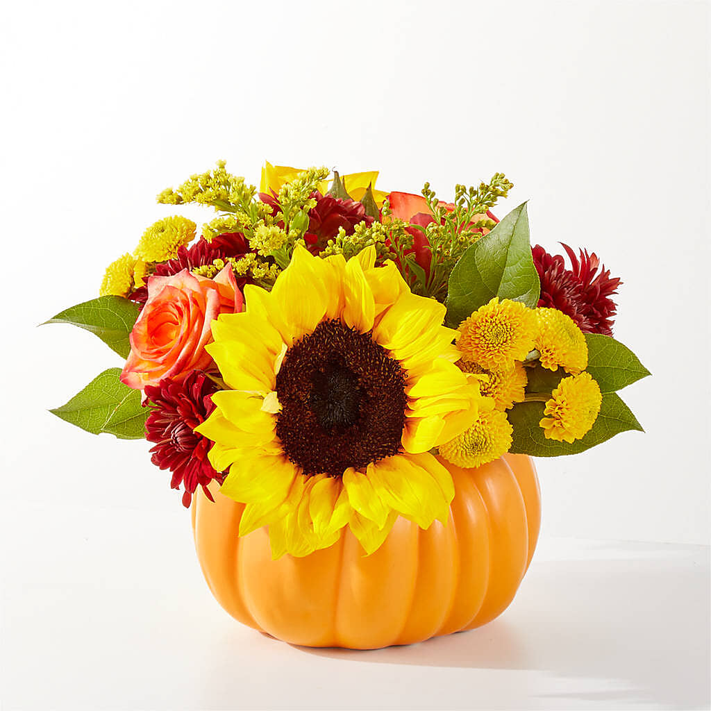 Golden Gourd Pumpkin Bouquet – BLAKELEE'S BOUQUETS, Birmingham AL