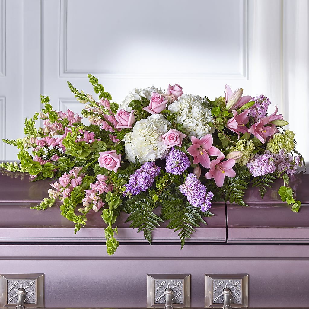 Life's Gratitude Casket Spray – BLAKELEE'S BOUQUETS, Birmingham AL