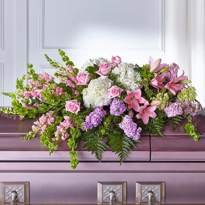 Life's Gratitude Casket Spray – BLAKELEE'S BOUQUETS, Birmingham AL
